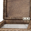 Wäschekorb Java, Dunkelbraun, 100% Rattan & 100% Baumwolle | URBANARA Wäschekörbe & Wäschetruhen