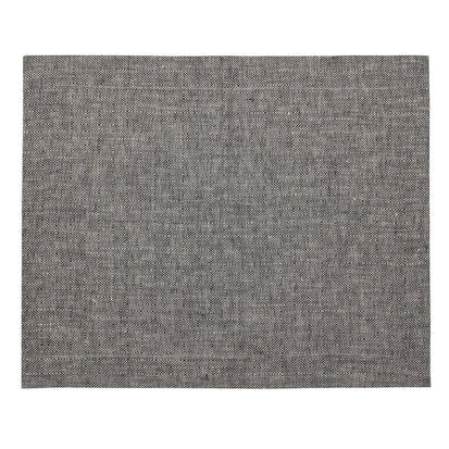 Zarasai place mat, black & white, 100% linen