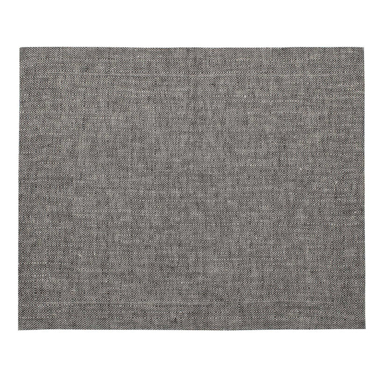 Zarasai place mat, black & white, 100% linen