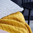 Tagesdecke Anadia, Senfgelb, 100% Baumwolle | Hochwertige Wohnaccessoires