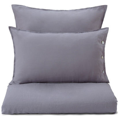 Bettdeckenbezug Bellvis, Anthrazit, 100% Leinen