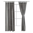 Vorhang Vinstra, Blau & Beige, 100% Leinen