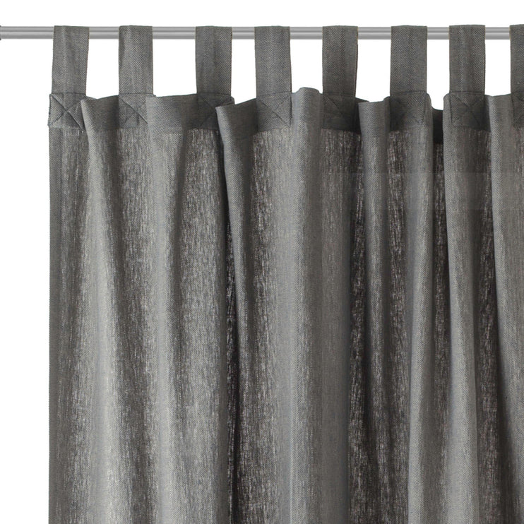Vorhang Vinstra, Blau & Beige, 100% Leinen | URBANARA Vorhänge & Gardinen
