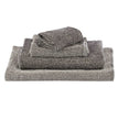 Gemischtes Handtuch Set Kotra, Schwarz & Beige, 50% Leinen & 50% Baumwolle