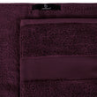 Alvito hand towel, bordeaux red, 100% zero twist cotton |High quality homewares
