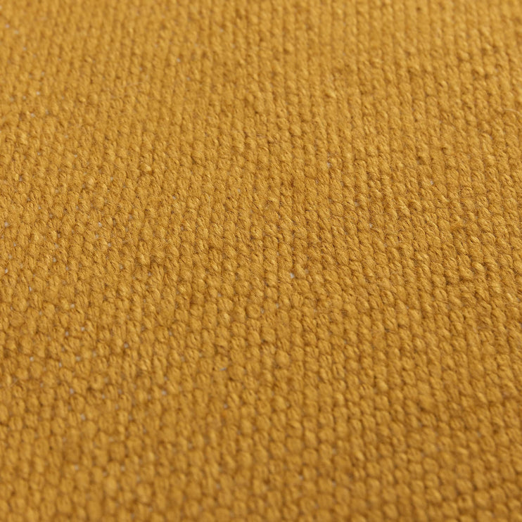 Teppich Udaka Senfgelb, 100% PET | Hochwertige Wohnaccessoires