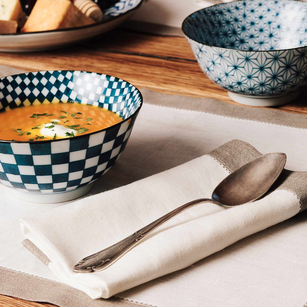 White & Blue Onuma Schale | Home & Living inspiration | URBANARA