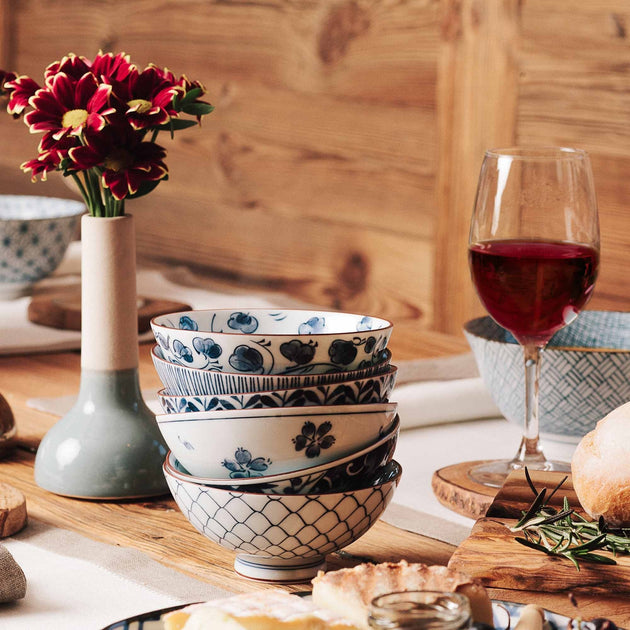 White & Blue Onuma Schale | Home & Living inspiration | URBANARA