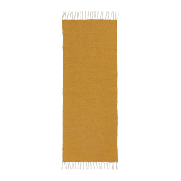 Läufer Udaka Senfgelb, 100% PET | URBANARA Gartenaccessories