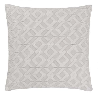 Aldeia cushion cover, light cream & black, 100% cotton