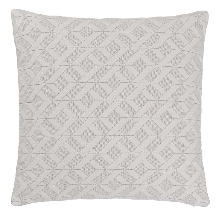 Aldeia cushion cover, light cream & black, 100% cotton