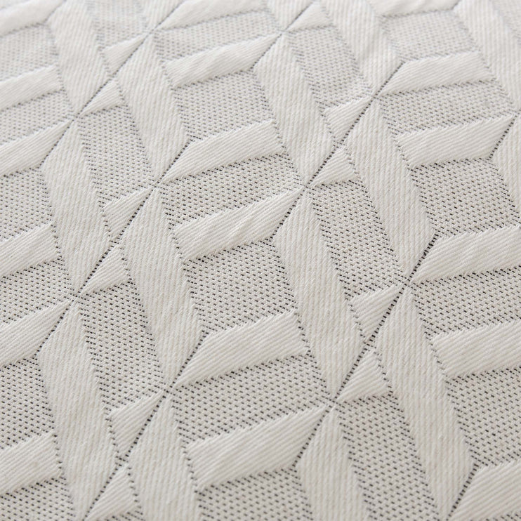 Aldeia cushion cover, light cream & black, 100% cotton |High quality homewares