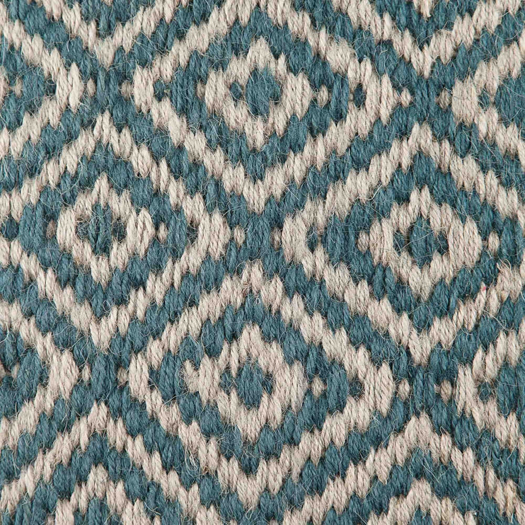 Dasheri doormat, teal, 100% jute | URBANARA doormats