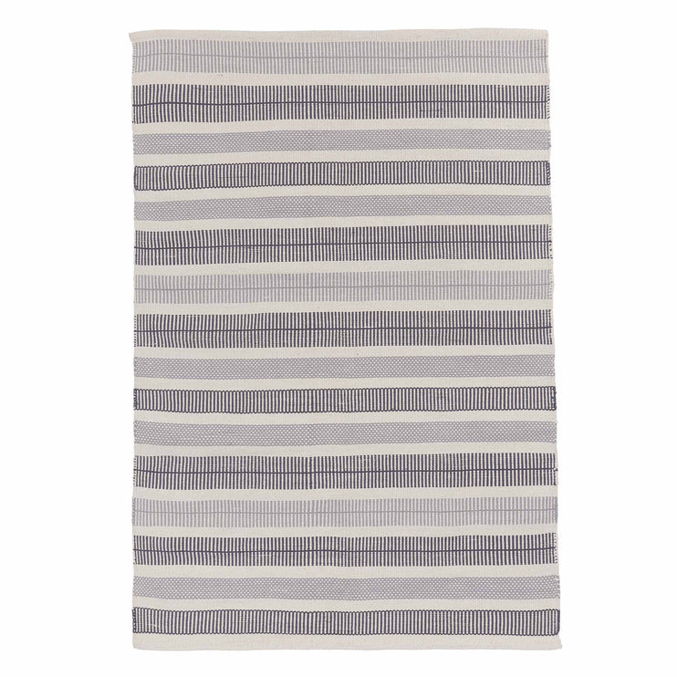 Vandani Rug in off-white & grey & dark grey blue | Home & Living inspiration | URBANARA