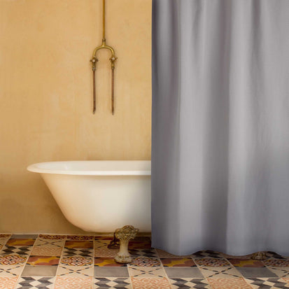 Duschvorhang Proazain Hellgrau | Schöne Ideen für Ihr Zuhause | URBANARA