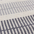 Vandani Runner off-white & grey & dark grey blue, 100% cotton | URBANARA runners