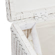 Wäschekorb Java in Weiß-Lackiert aus 100% Rattan & 100% Baumwolle | Entdecken Sie unsere schönsten Wohnaccessoires