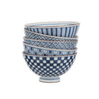 Onuma bowl, white & blue, 100% ceramic |High quality homewares