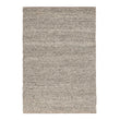 Kalgi Rug off-white & grey & light brown, 100% wool felt | URBANARA wool rugs