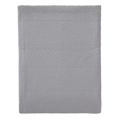 Tagesdecke Cieza, Grau, 100% Baumwolle