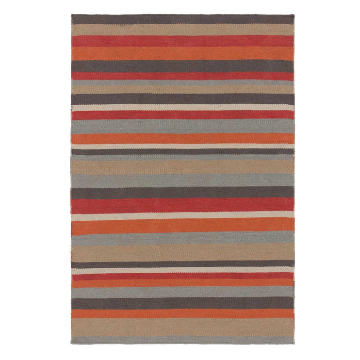 Teppich Barli, Orange, 50% Schurwolle & 50% Baumwolle | Hochwertige Wohnaccessoires