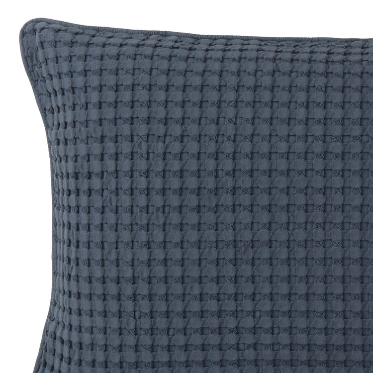 Kissenhülle Veiros, Blaugrau, 100% Baumwolle | URBANARA Kissenhüllen