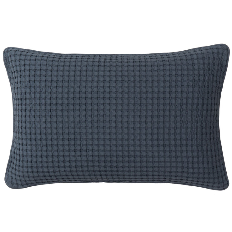 Kissenhülle Veiros, Blaugrau, 100% Baumwolle