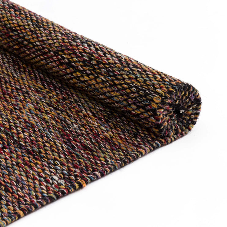 Odis runner, multicolour & black, 87% new wool & 9% cotton & 4% polyester | URBANARA runners