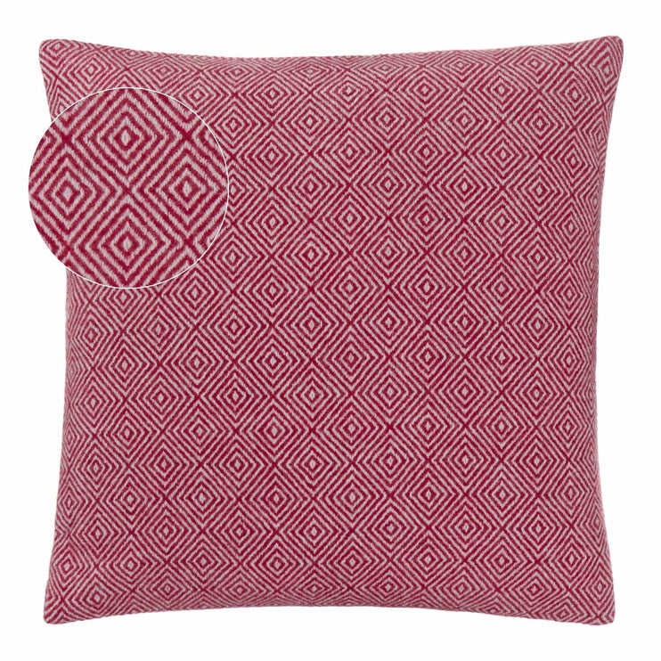 Decke Uyuni, Weinrot & Creme, 100% Kaschmirwolle | Hochwertige Wohnaccessoires