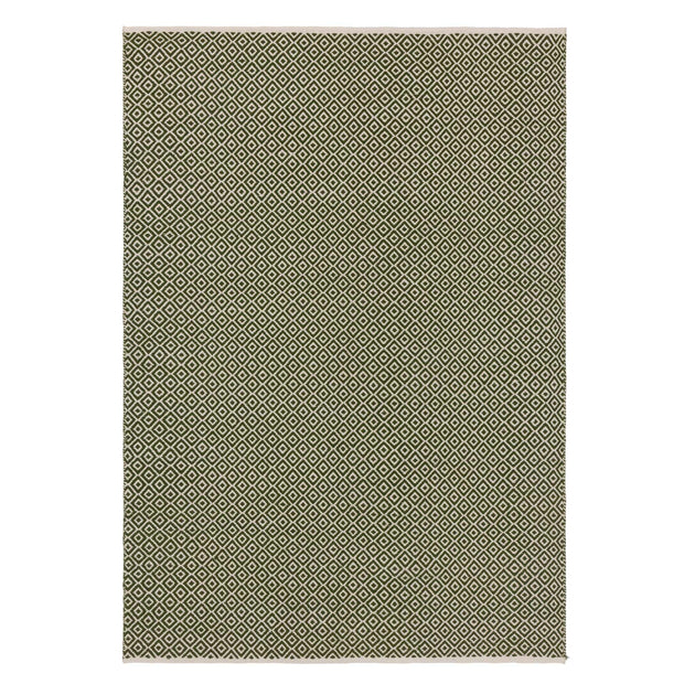 Olive green & Off-white Tenali Teppich | Home & Living inspiration | URBANARA