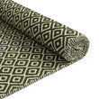 Tenali runner, olive green & off-white, 100% cotton | URBANARA runners