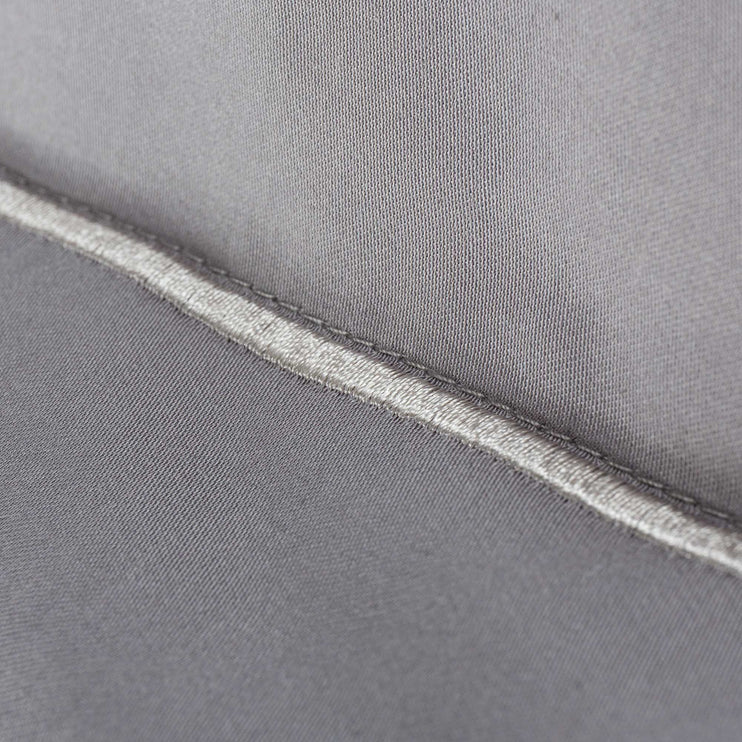 Karakol duvet cover, charcoal & grey, 100% cotton | URBANARA oversized bedding