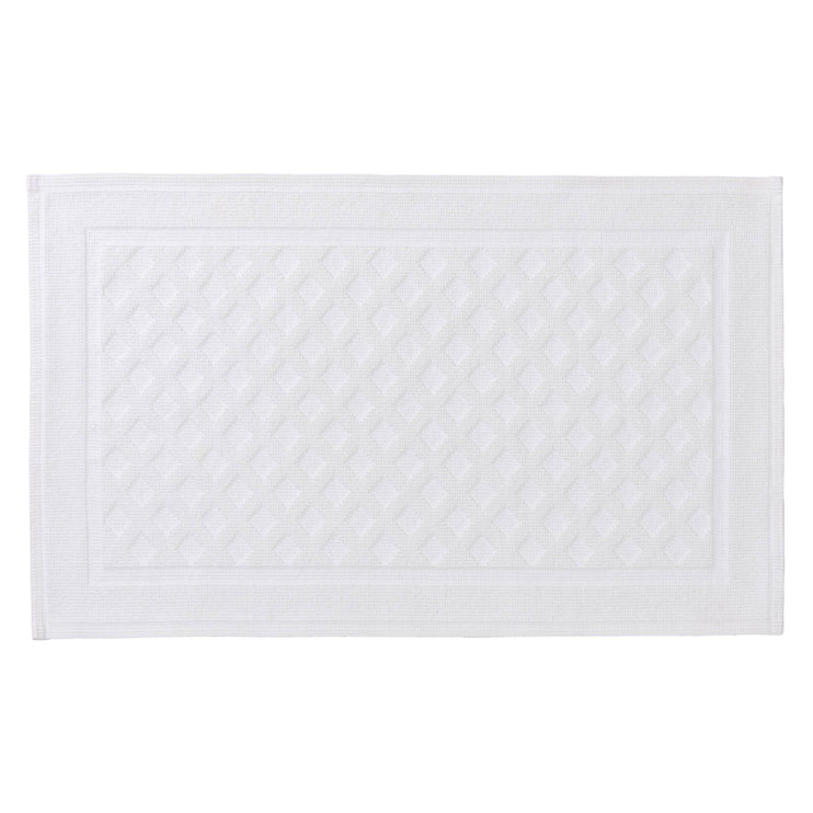 Osuna bath mat, white, 100% cotton