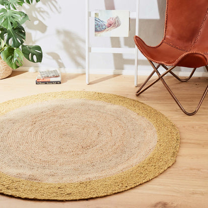 Teppich Nandiin Natur & Senfgelb | Schöne Ideen für Ihr Zuhause | URBANARA