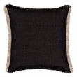 Alkas blanket in black & stone grey, 50% linen & 50% cotton |Find the perfect cotton blankets