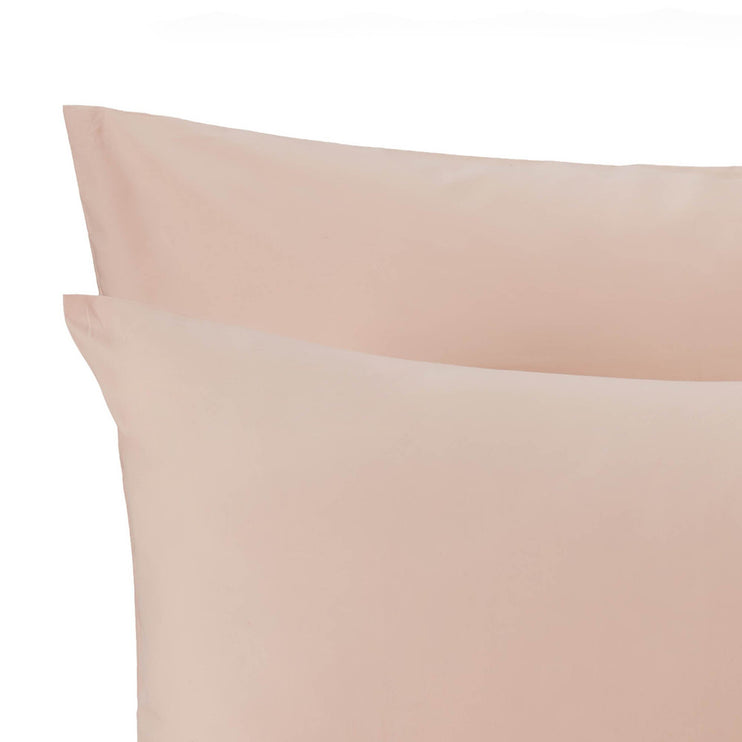 Kissenbezug Manteigas, Rosa, 100% Bio-Baumwolle | URBANARA Perkal-Bettwäsche