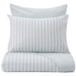 Izeda pillowcase, green & white, 100% cotton