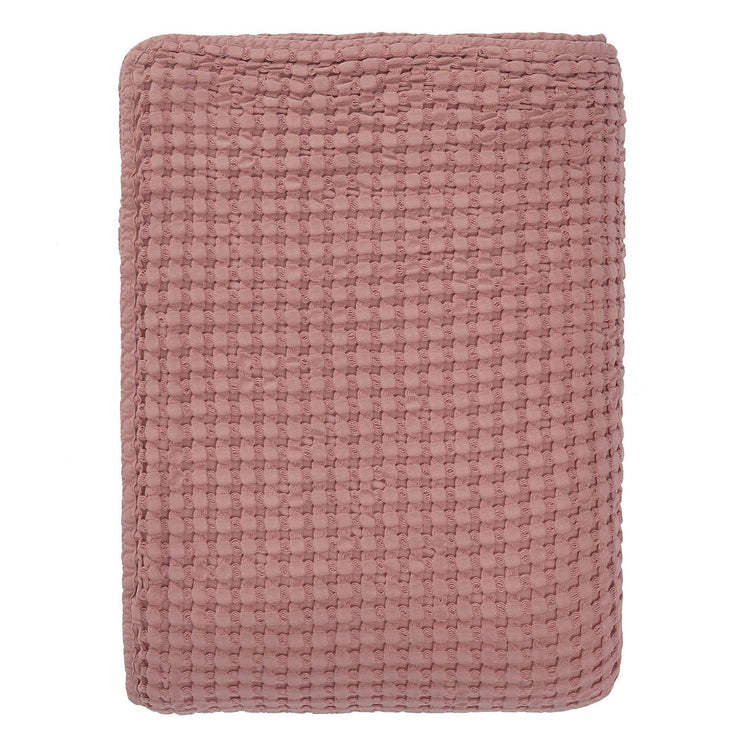 Veiros bedspread, dusty pink, 100% cotton