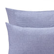 Kissenbezug Ansei Jeansblau, 100% Baumwolle | URBANARA Seersucker-Bettwäsche