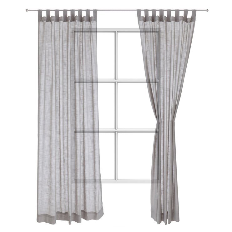 Helan curtain, light grey, 50% cotton & 50% polyester