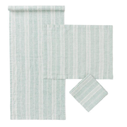 Mint & White Lusis Tischläufer | Home & Living inspiration | URBANARA