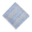 Serviette Lusis, Hellblau & Natur, 100% Leinen