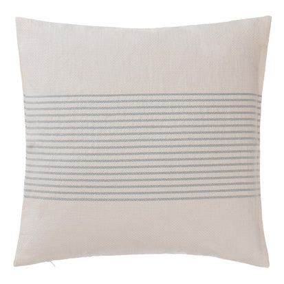 Kissenhülle Kadan, Creme & Graugrün, 50% Leinen & 50% Baumwolle