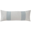 Kadan cushion cover, grey green & cream, 50% linen & 50% cotton