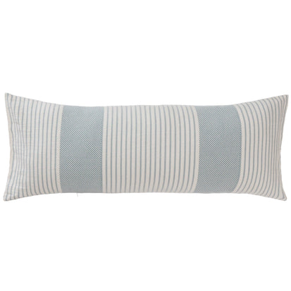 Kadan cushion cover, grey green & cream, 50% linen & 50% cotton