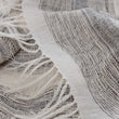 Bundi blanket, black & cream, 60% linen & 40% silk | URBANARA silk blankets