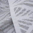 Coimbra hand towel, grey & white, 100% cotton | URBANARA cotton towels