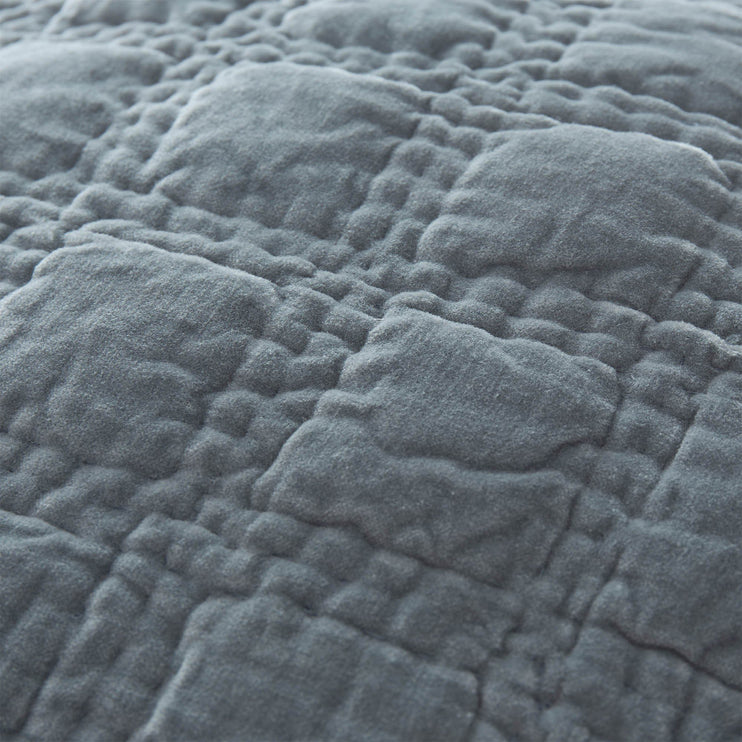 Kissenhülle Samana [Grüngrau]