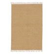 Teppich Dasheri Senfgelb & Creme, 100% Jute | Hochwertige Wohnaccessoires