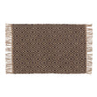 Dasheri doormat, charcoal & natural, 100% jute